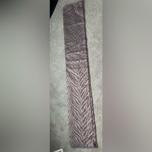 Zebra Print Panel Curtains purple grey 82X52